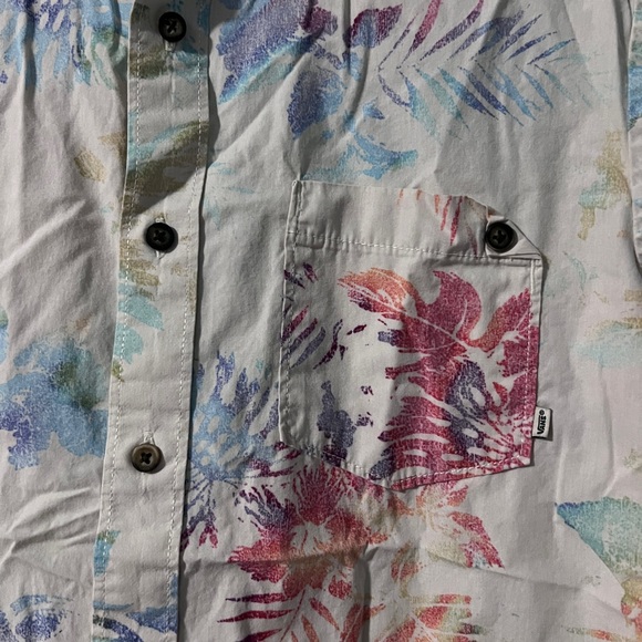 Vans - Floral Button Short Sleeve Shirt - Picture 3 of 7